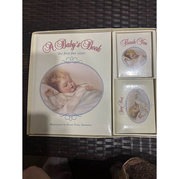 Vintage Bessie Pease Gutmann Baby Book Set - 1st Five Years Memory Kit NIB - Picture 2 of 16